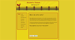 Desktop Screenshot of boucheriechanson.com